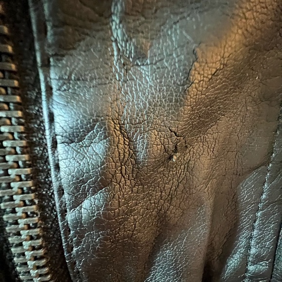 H&M - faux leather strapless dress - Picture 4 of 9